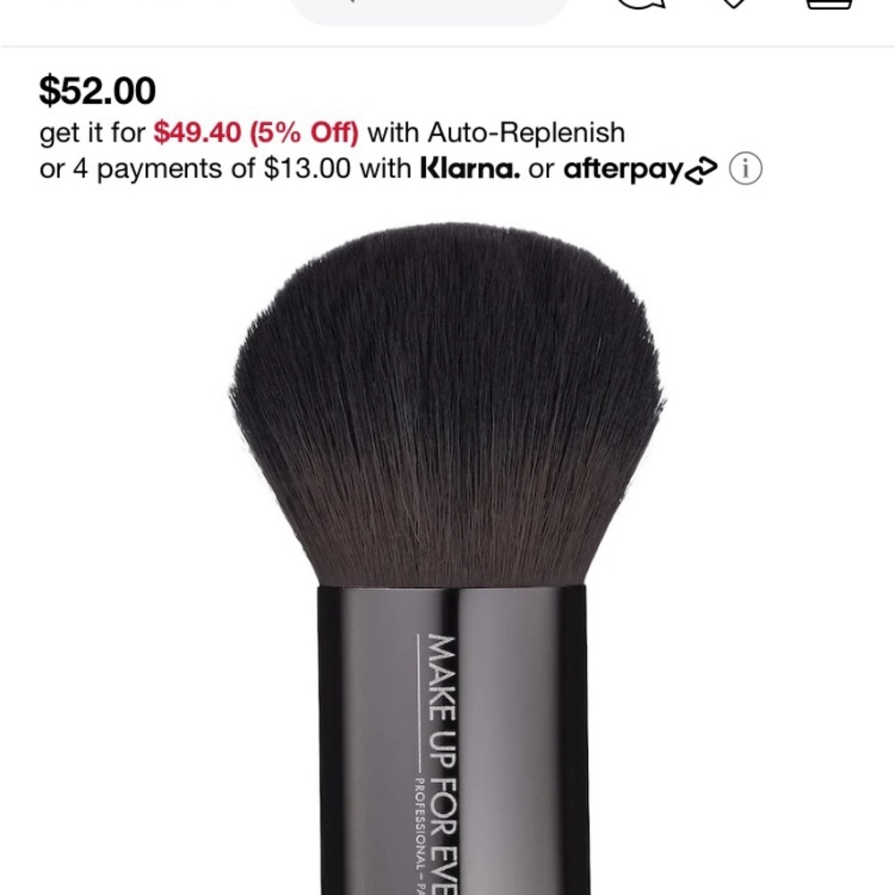 Brand new Makeup Forever Kabuki brush unused